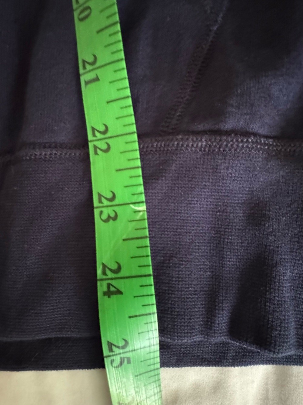 Ralph Lauren Performance Navy Pullover Hoodie with White Drawstrings. Athletic L - Picture 9 of 10